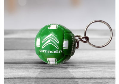 Porte-clés personnalisé ballon de football imitation cuir