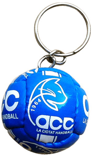 Porte-clés ballon de Handball en imitation cuir personnalisé